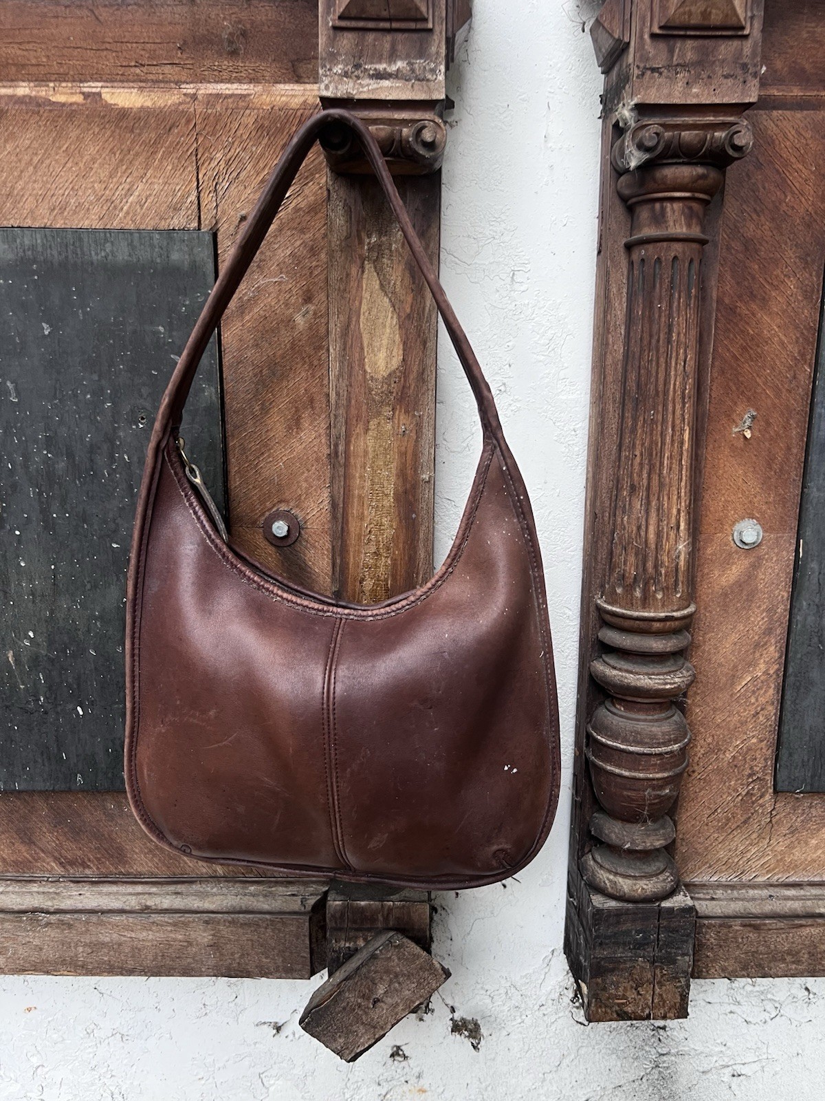 Rare Vintage Coach Ergo 9025 Hobo Leather Bag 1997 Archive Piece