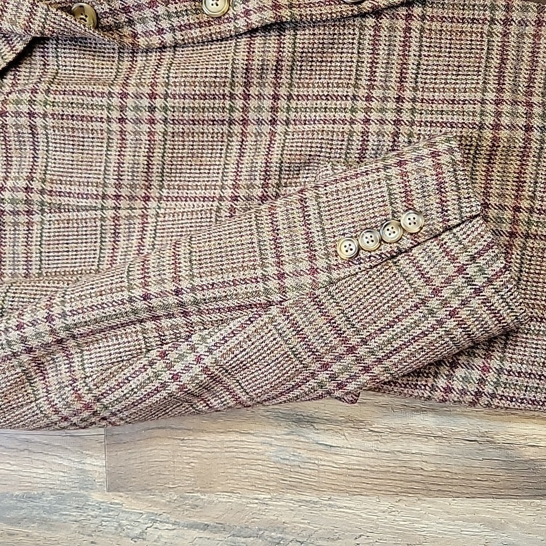 Tommy Hilfiger Tweed Jacket Mens 42R Houndstooth Wool Blazer