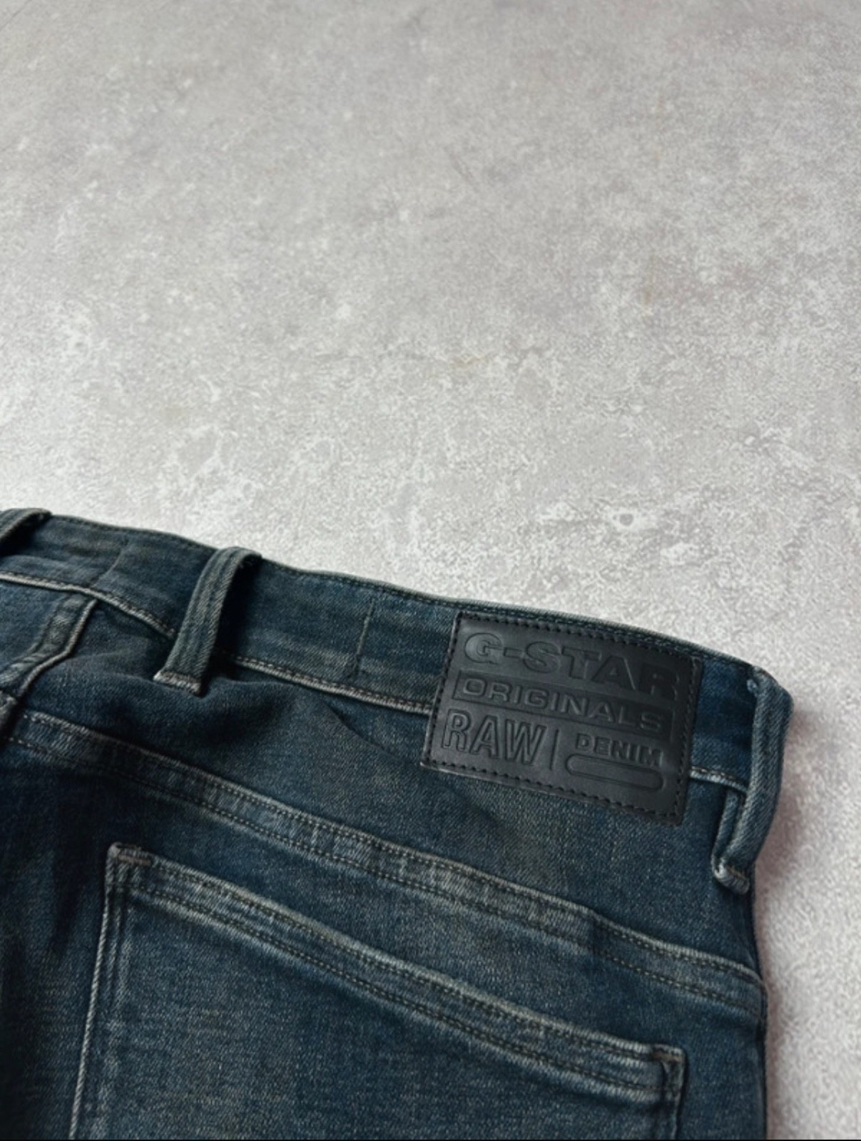 G-Star RAW Airblaze 3D Slim Jeans Dark Blue W33 L32 Moto Cargo Denim