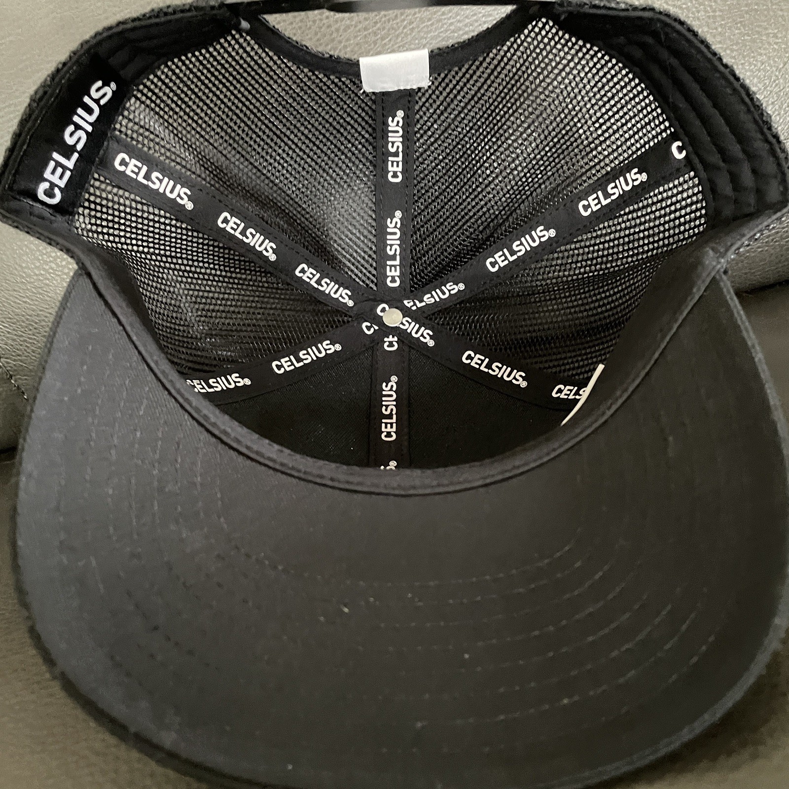Celsius Trucker Hat Cap Black Men’s OSFM Snapback NEW