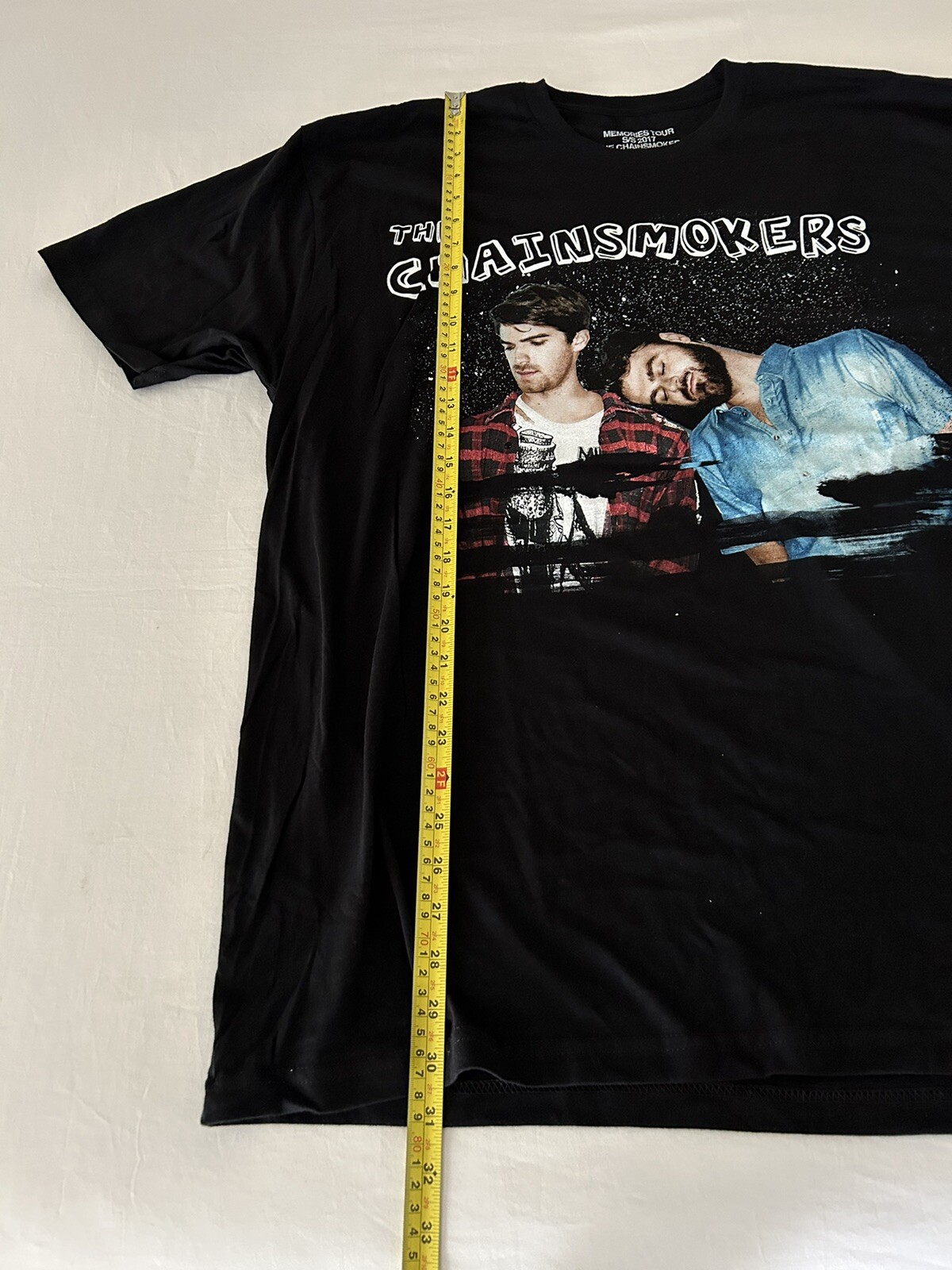 THE CHAINSMOKERS Memories… Do Not Open 2017 Tour T-Shirt 2XL Electronic Pop