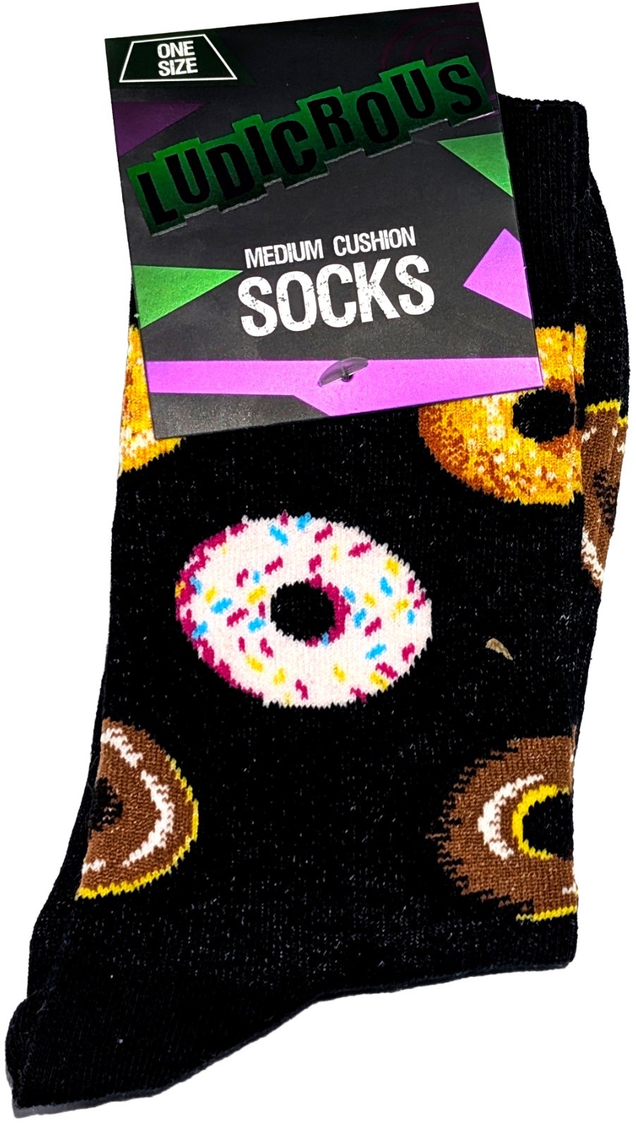 Funny Novelty Silly Unisex Crew Socks Various Styles One Size Fun Unique Socks