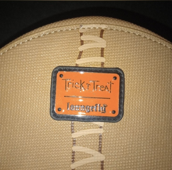 NWT Loungefly Trick ‘r Treat Sam Round Jack-O’-Lantern Crossbody Bag Zip Strap