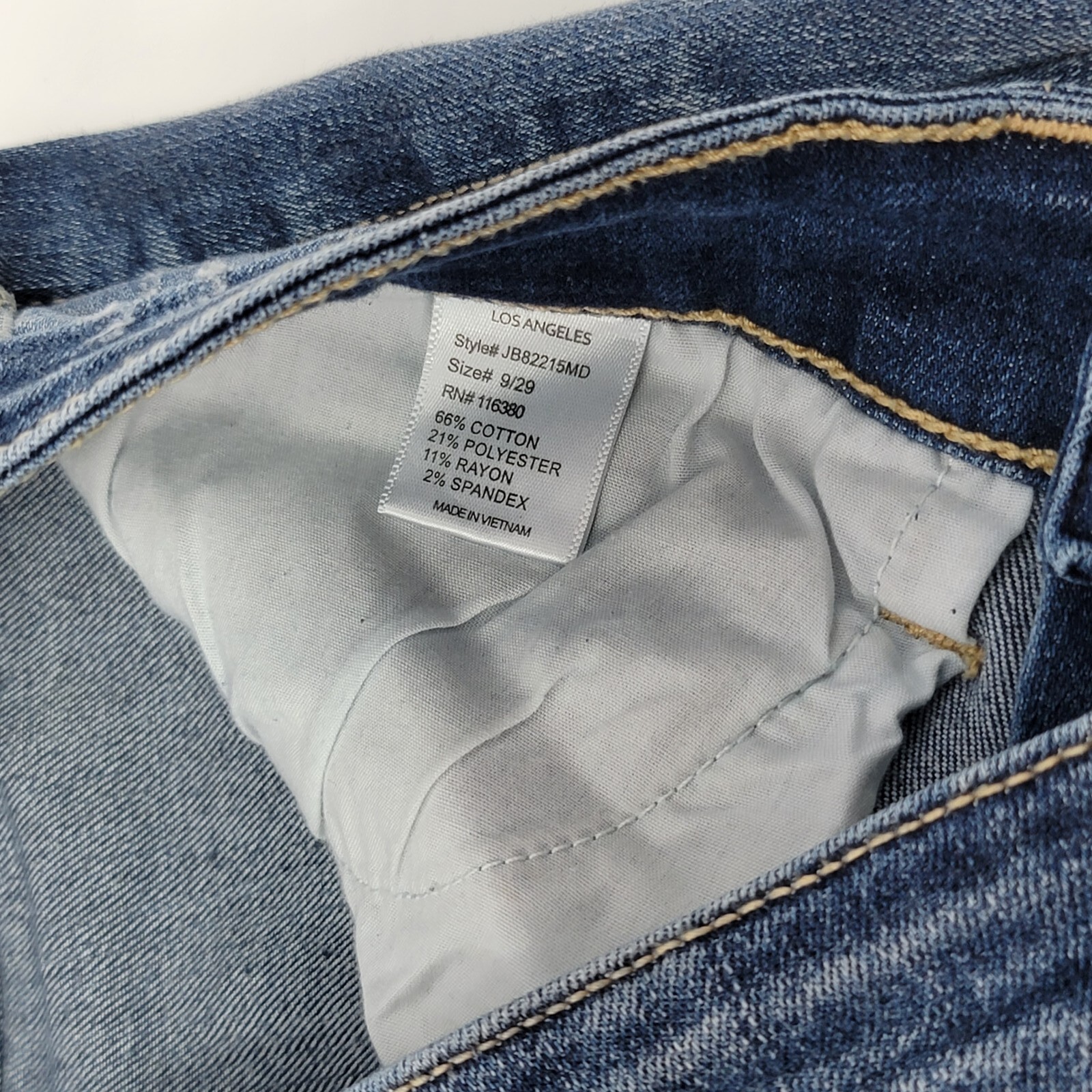 Judy Blue 9 / 29 Destroyed Distressed Skinny Fit Medium Wash Blue Women’s Jeans