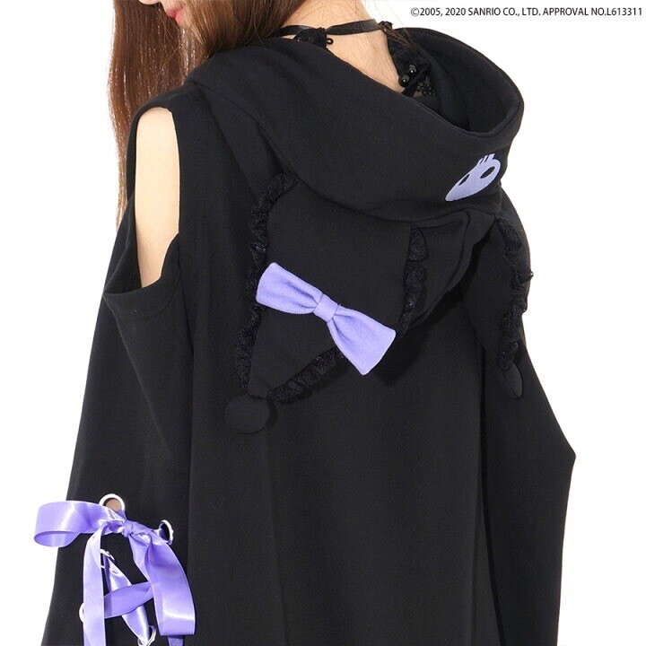 NWT Halloween Kuromi Free Size Jacket Lace Hoodie 4sell In Japan Only, US Seller