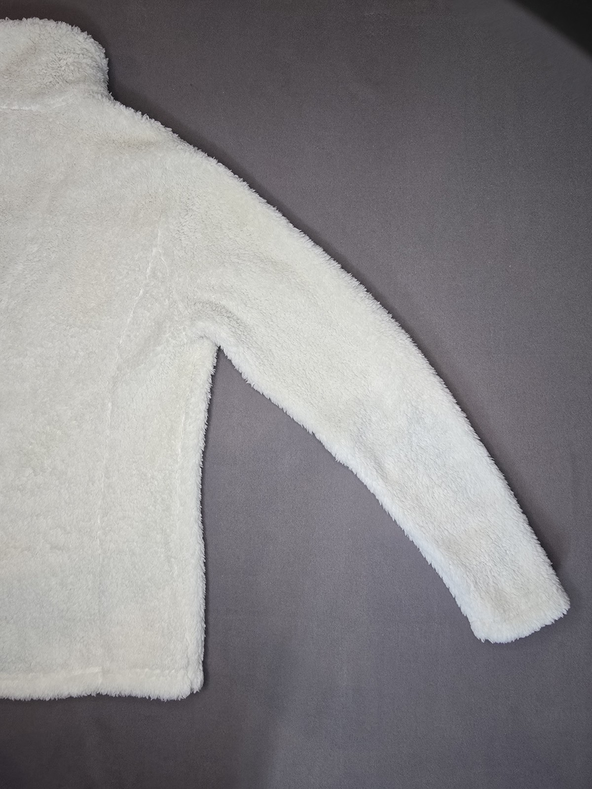 Patagonia Women’s Size S Los Gatos 1/4 Zip Fleece Pullover Ivory Sherpa EUC