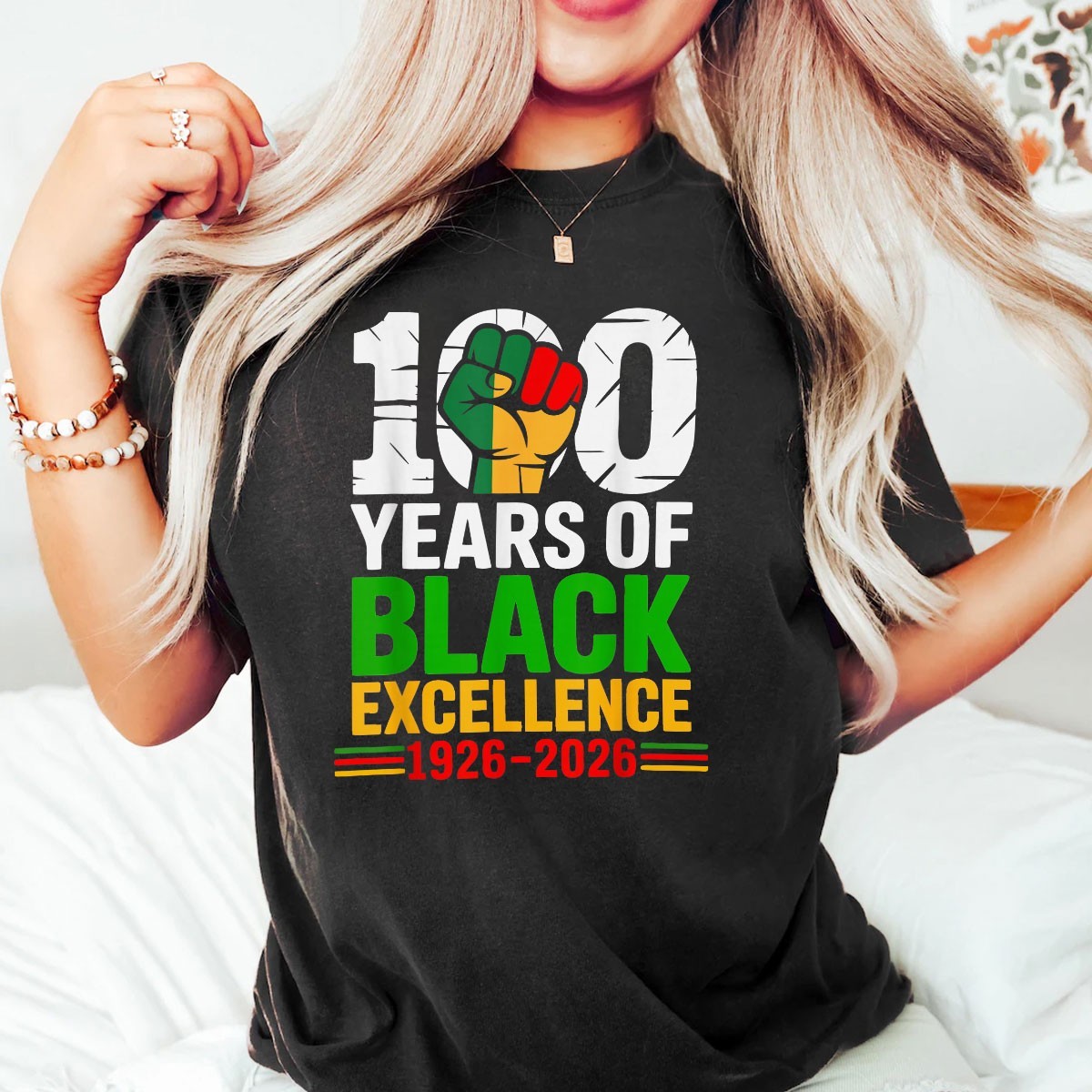 100 Years of Black Excellence Shirt – BHM Centennial Celebration Tee Gift Ideas