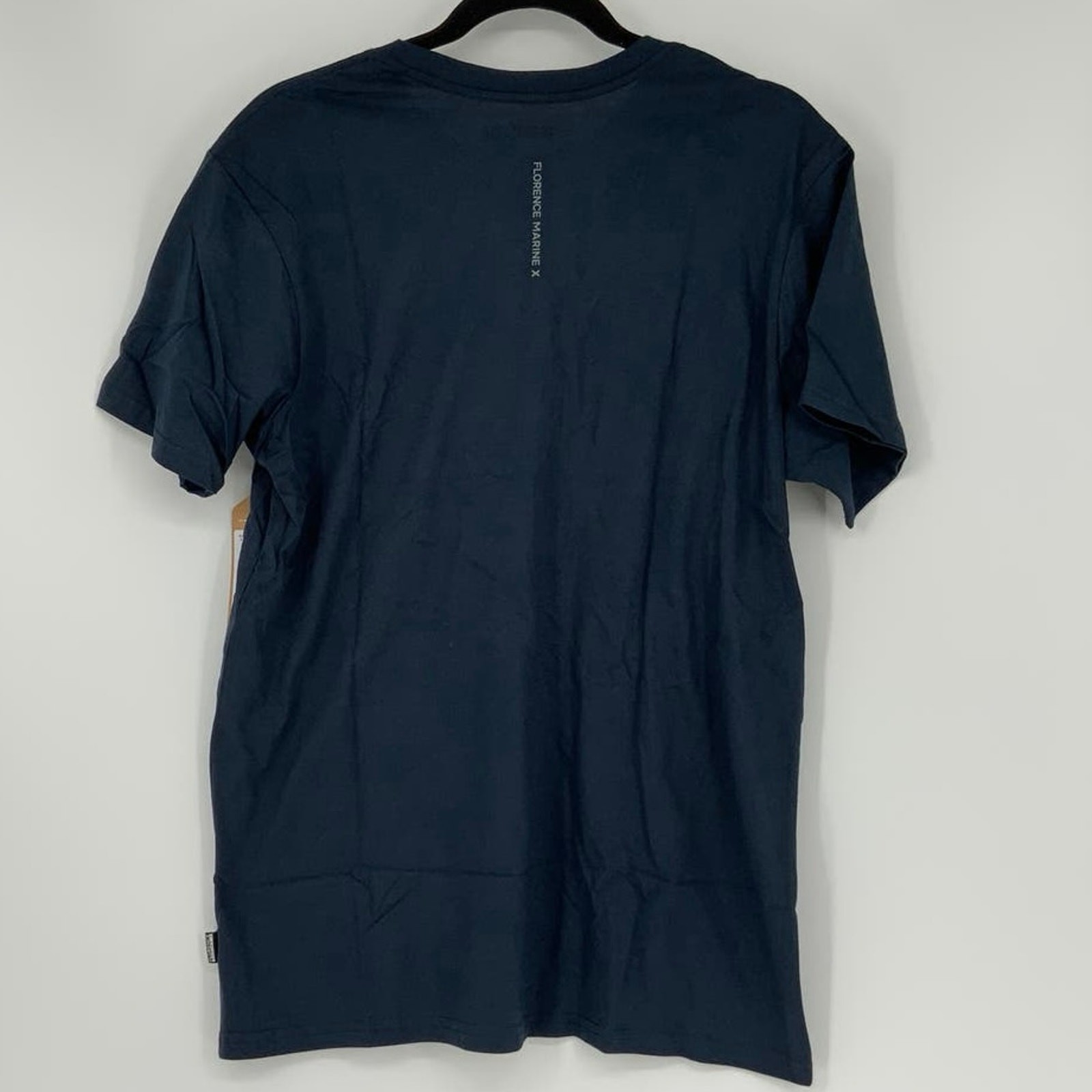 NEW! Florence Marine X Men’s Large Catamaran Organic Navy T-Shirt $38 msrp M5-2