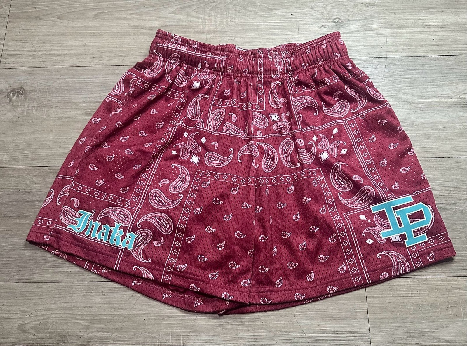Inaka Power Red Velvet Shorts