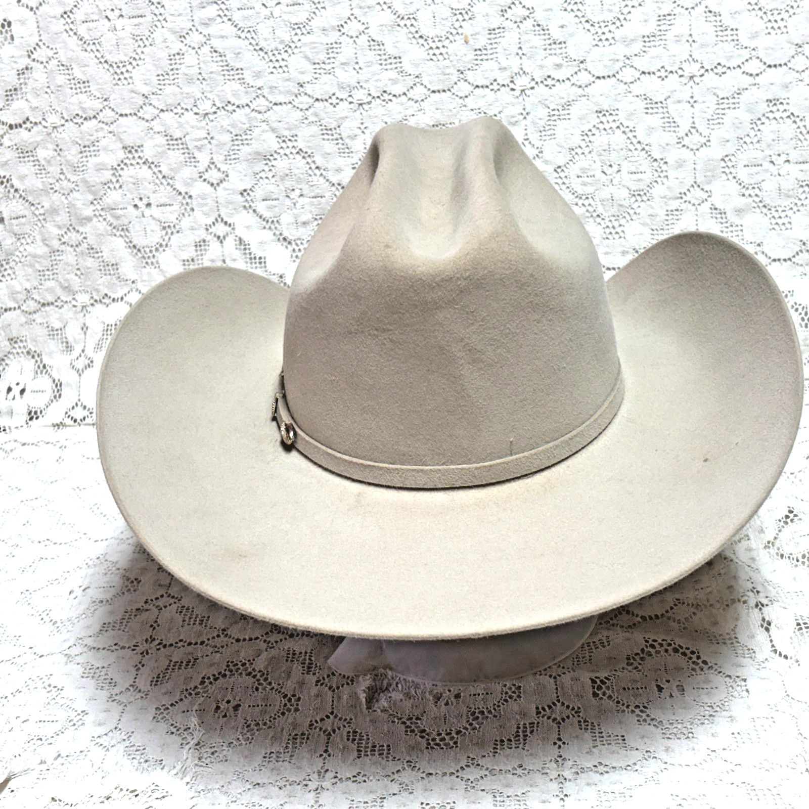 Resistol 6 X Beaver Size 7 Silverbelly Cowboy Western Handmade in Tx Hat EXC