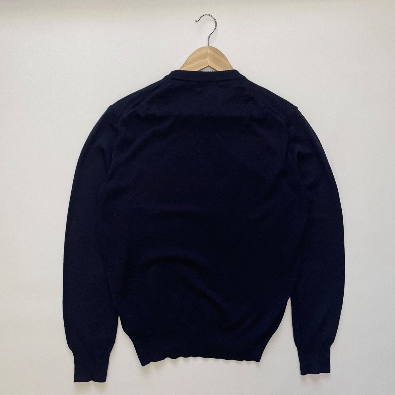 Asket Merino Wool Sweater Men’s Size M Regular Blue Made in Romania *Read