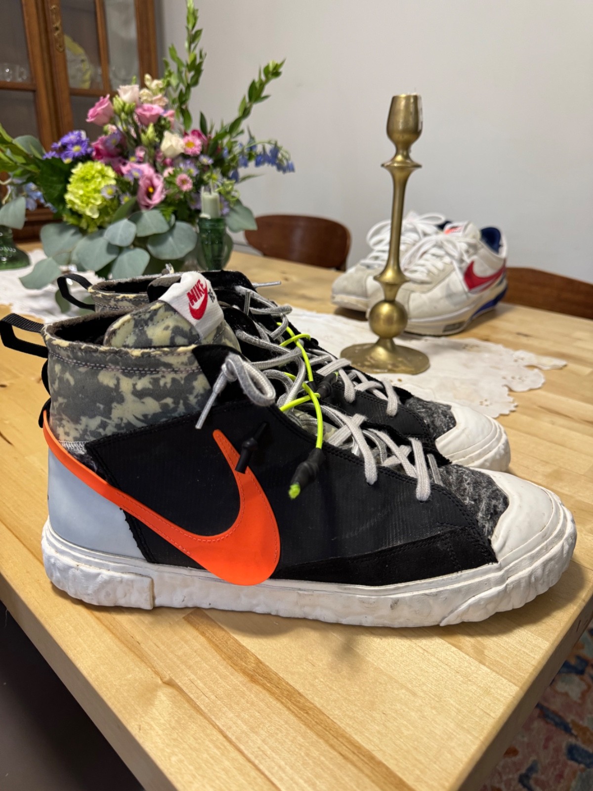 Size 14 – READYMADE x Nike Blazer Mid Black Camo