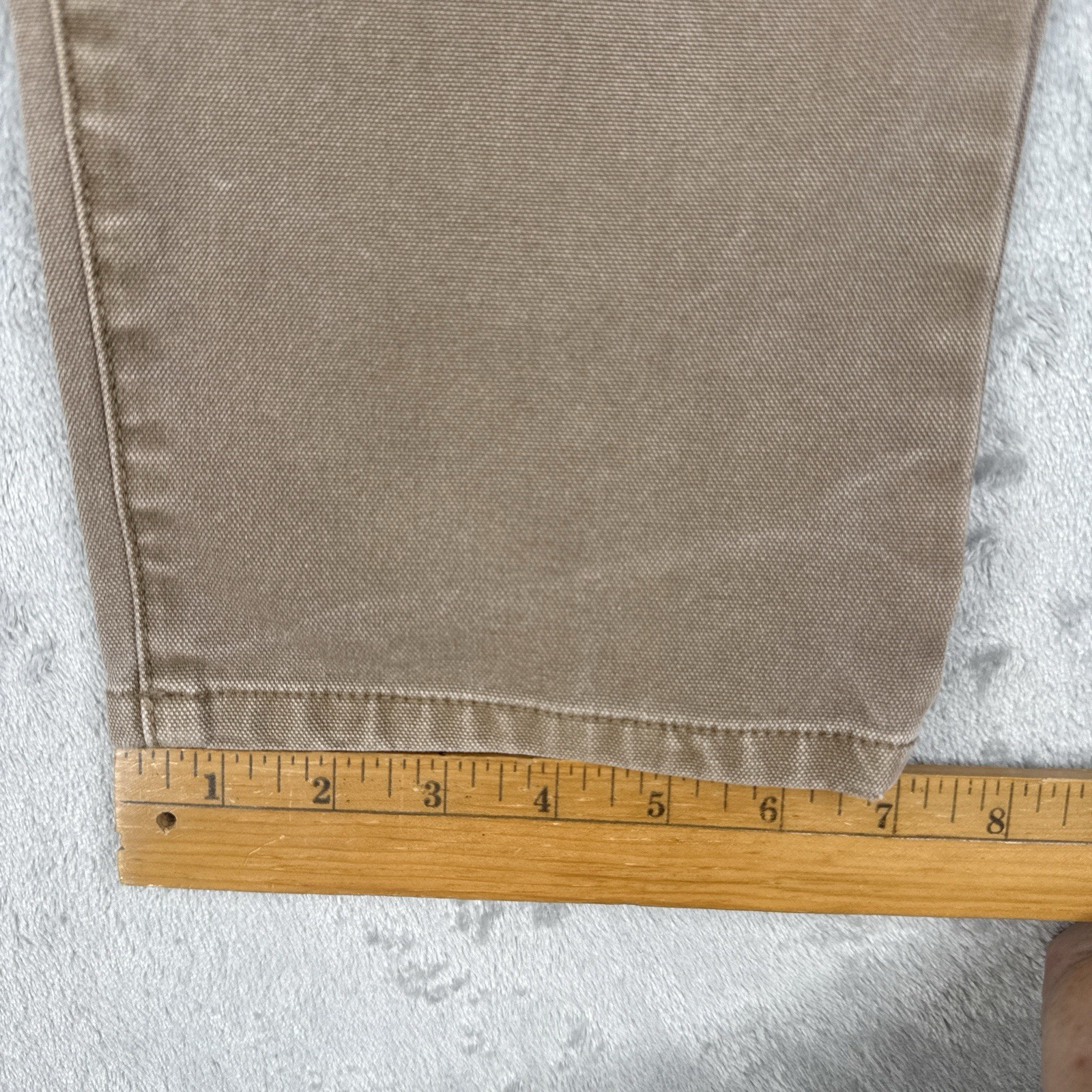 Proof Huckberry Rover Pants Mens 35×31 Slim Fit Brown Stretch Canvas Chino Work*