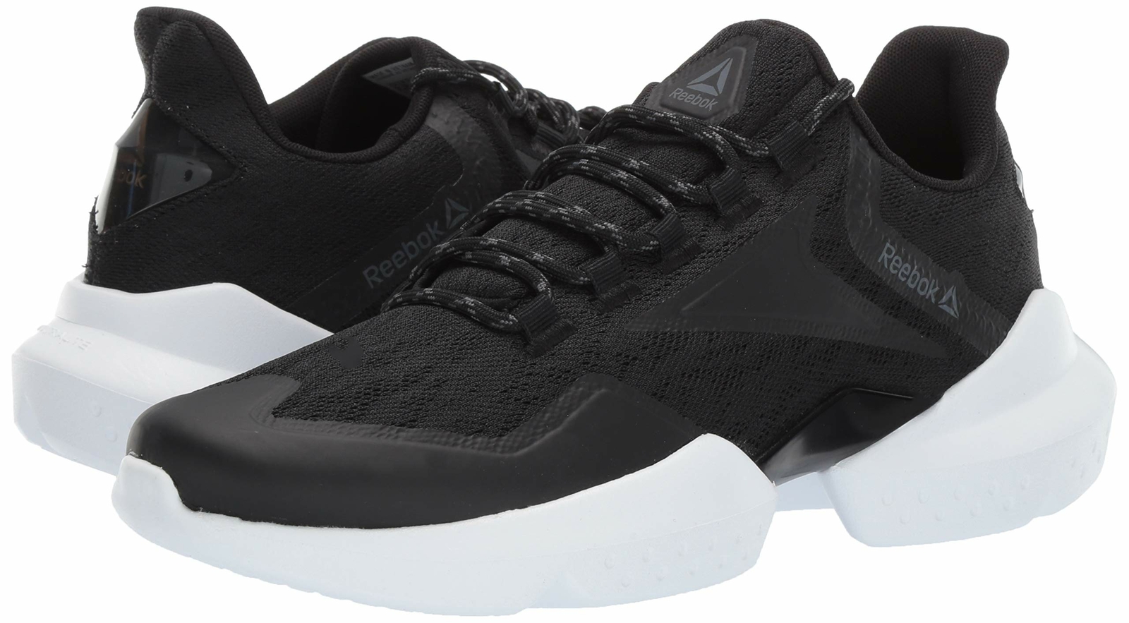Reebok Men’s Split Fuel Sneaker DV5447 Black/True Grey/White Size 10.5M