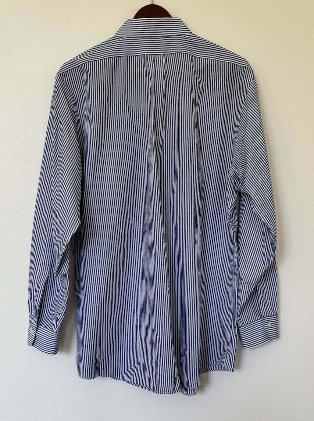 Brooks Brothers Mens Regent Striped Button Down Shirt 17/34 100% Supima Cotton