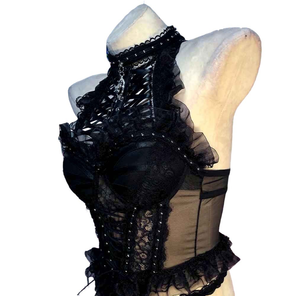 Goth Tops Gothic Tank Punk Rock Clothes Y2K Grunge Emo Clothing Kawaii Vintage