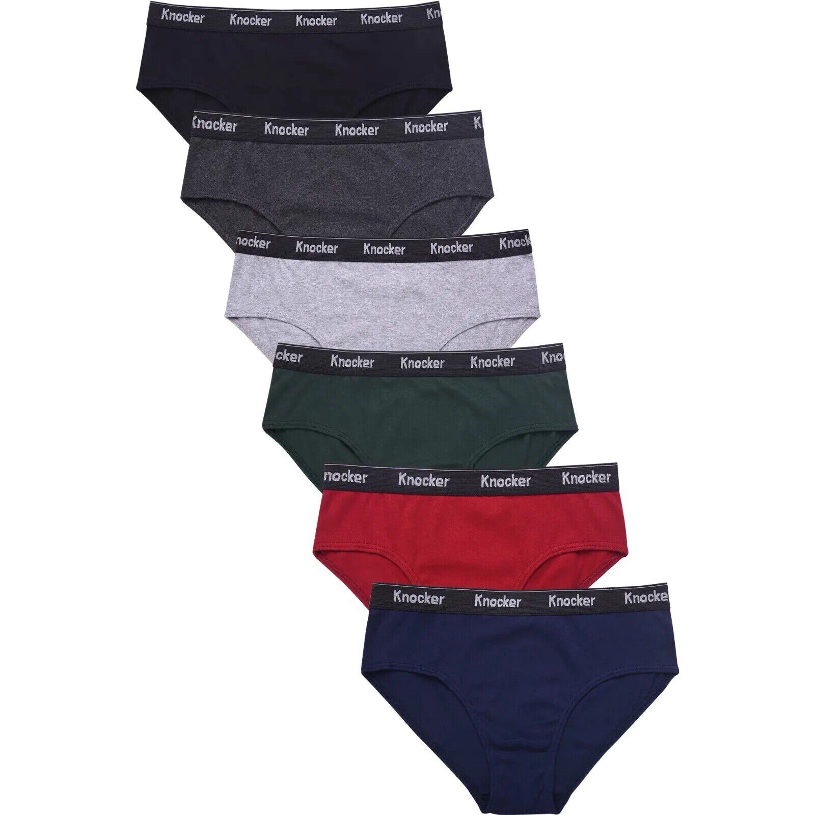 3 Pack Men’s ULTRA Cotton Knocker Bikini Brief TBand Underwear Assorted Colors