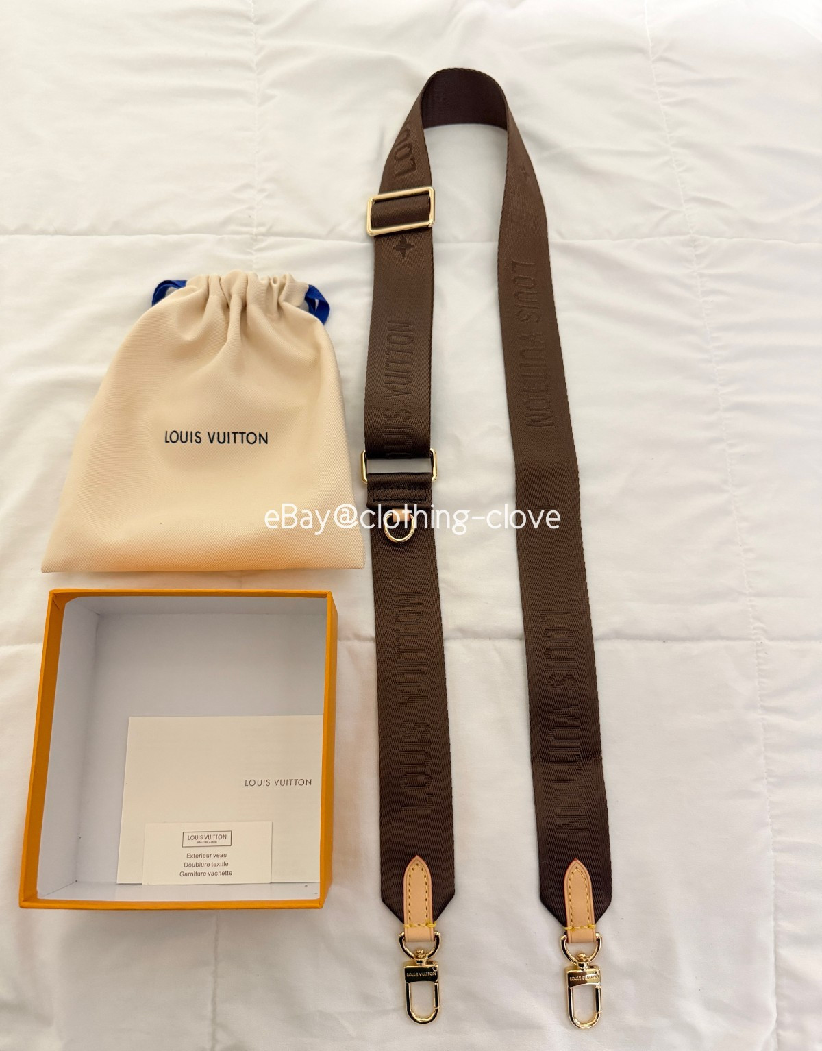 Louis Vuitton Shoulder Strap Adjustable Crossbody Shoulder Replacement Strap