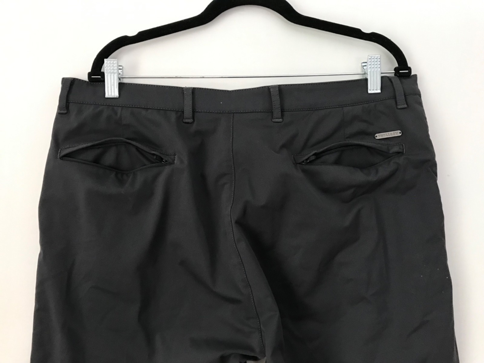 TWILLORY PERFORMANCE Mens Sz 36×34 Black Tailored Fit Technical Stretch Pants