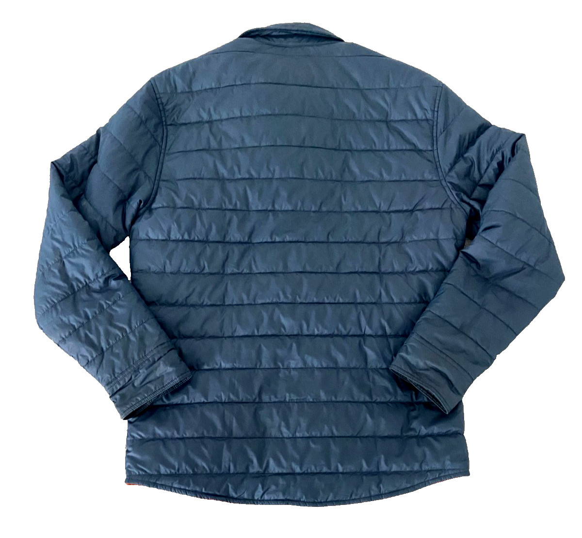 Faherty Atmosphere 100% Recycled Polyester Full Snap Quilted Jacket Size S