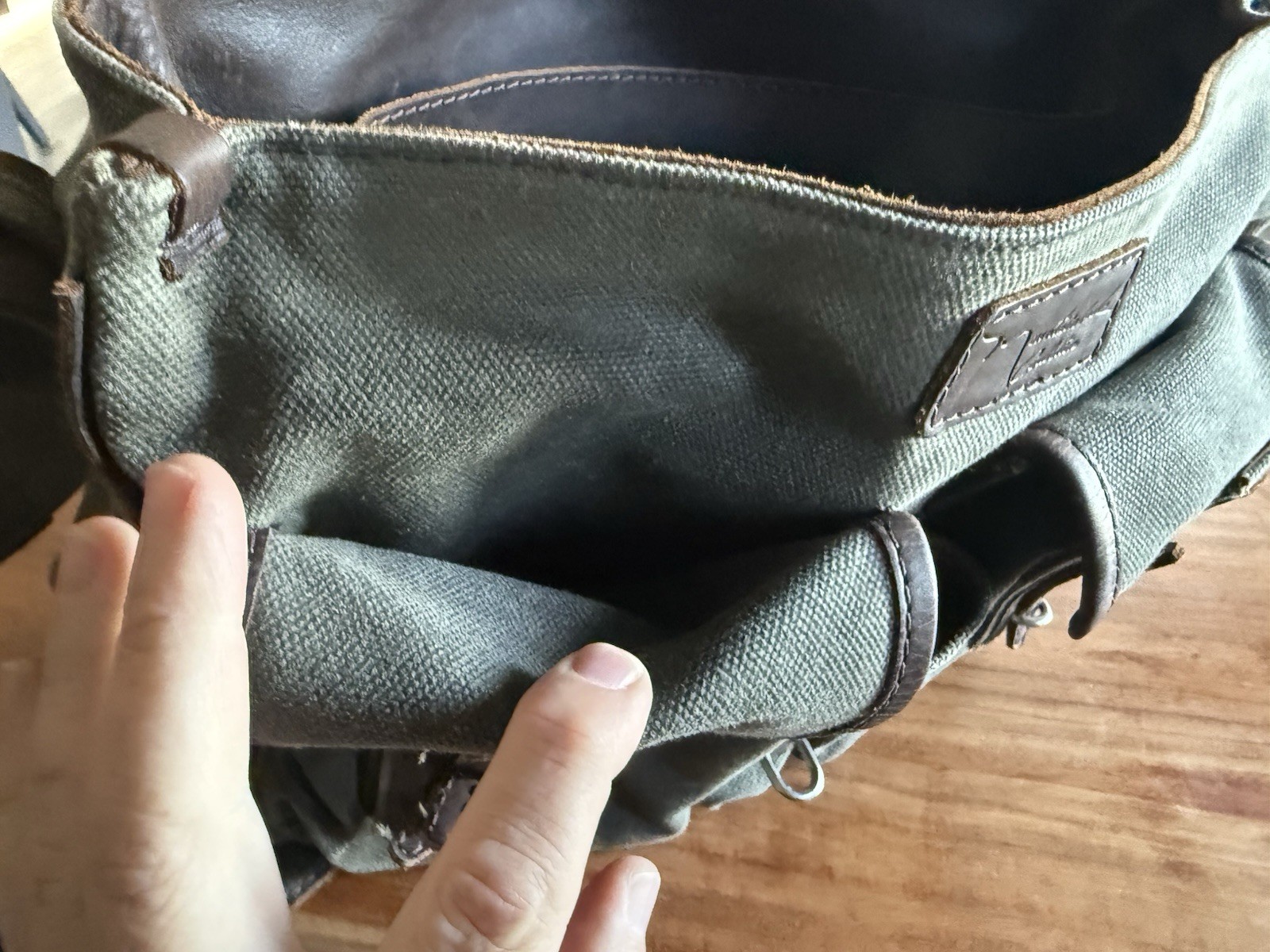 Saddleback Mountainback Waxed Canvas Pocket Brief