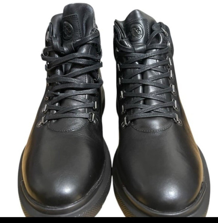 Thomas & Vine Sherman Leather Water Resistant Black Comfort Foam Boots sz 10 NIB