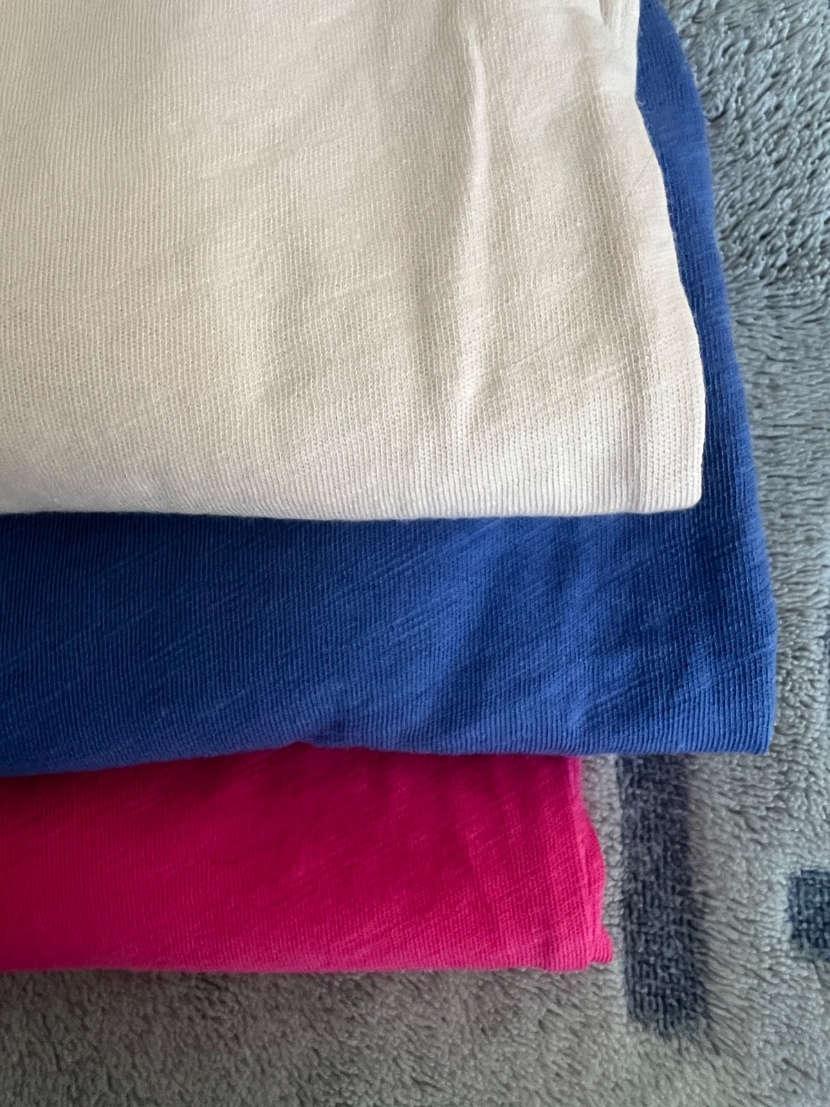 New S size J.Crew Slub 100% cotton white V Neck Tee t-shirt