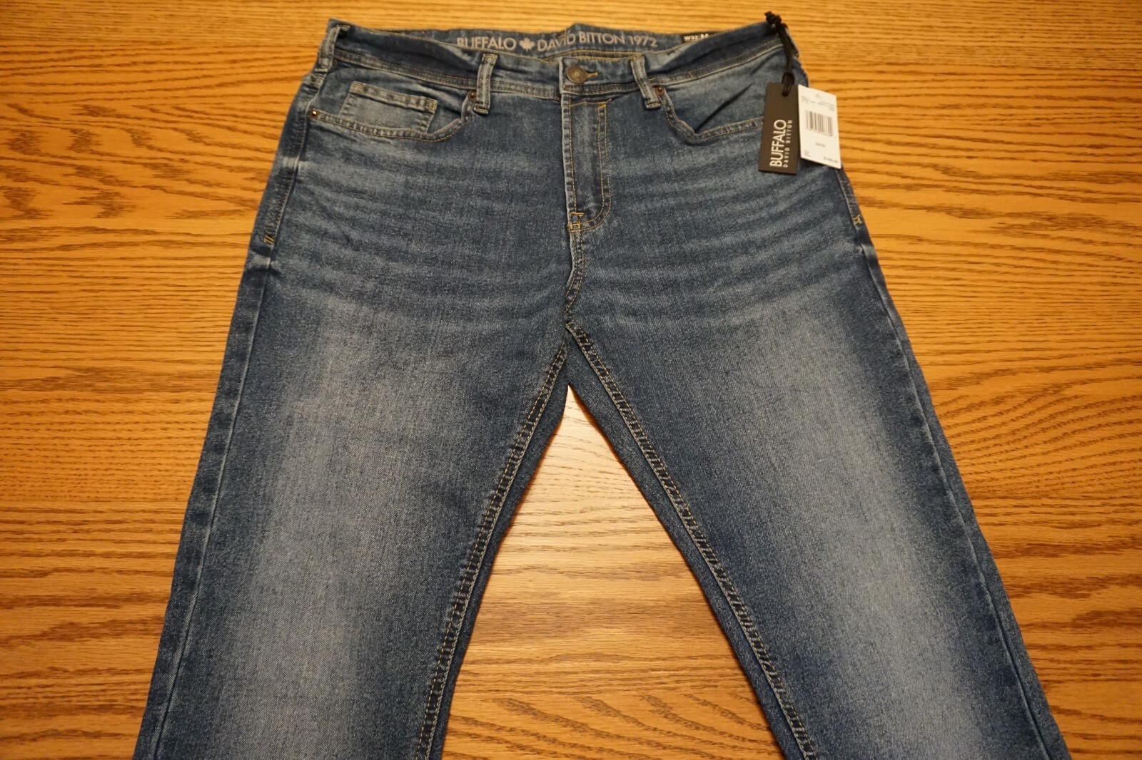 NWT MEN’S BUFFALO DAVID BITTON JEANS Max-X Skinny Stretch Authentic Worn $109