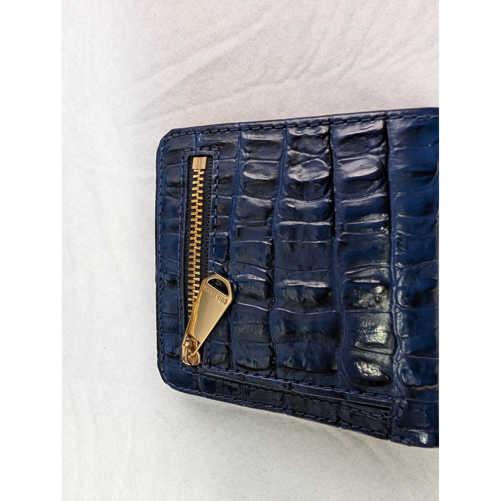 Brahmin Cynthia Leontyne Small Embossed Leather Bag and Jane Mini Wallet