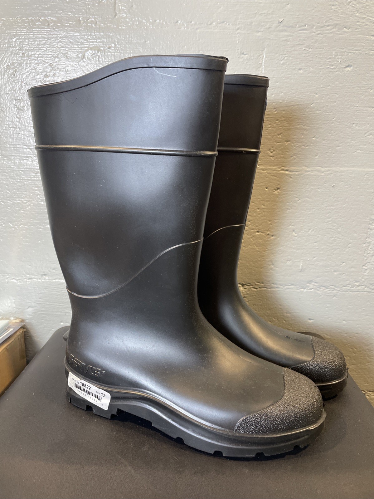 Servus Rubber Fishing Hunting Waterproof PVC Work Mud MENS BOOTS Plain Soft Toe