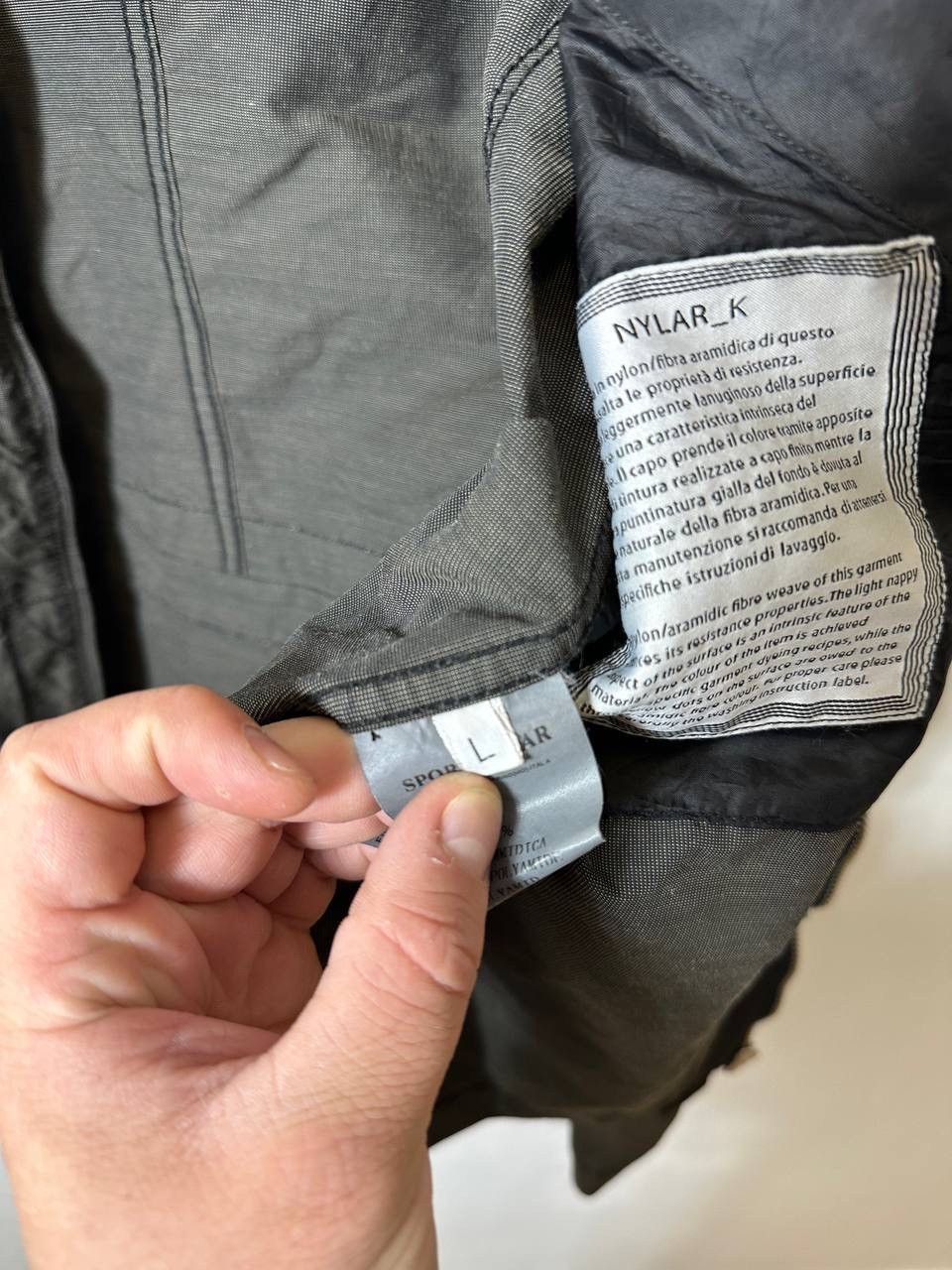STONE ISLAND NYLAR K VINTAGE OLIVE JACKET SIZE L