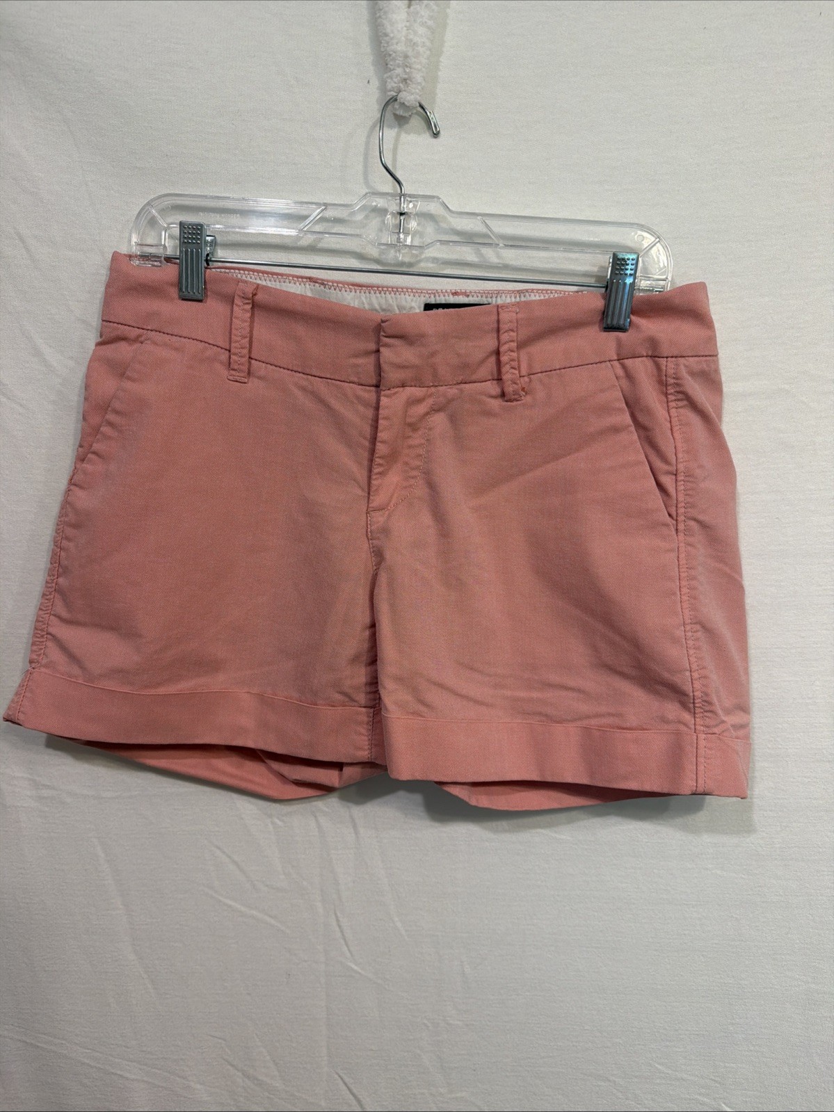 Dear John Shorts 29 Salmon Pink 4” Inseam Cuff Bottom Hem