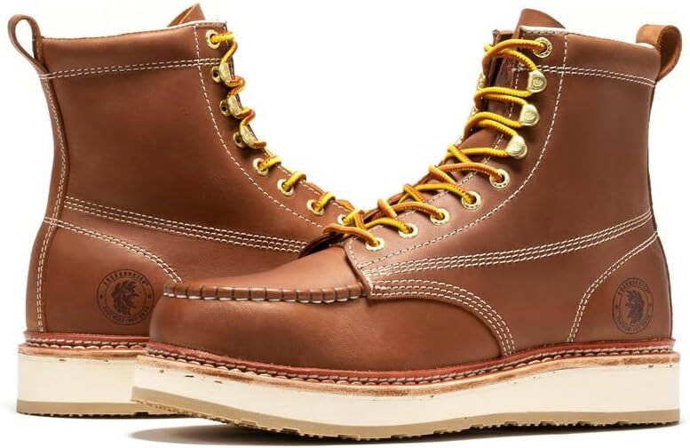 ROCKROOSTER Norwood – Steel Toe Work Boots for Men SAP621