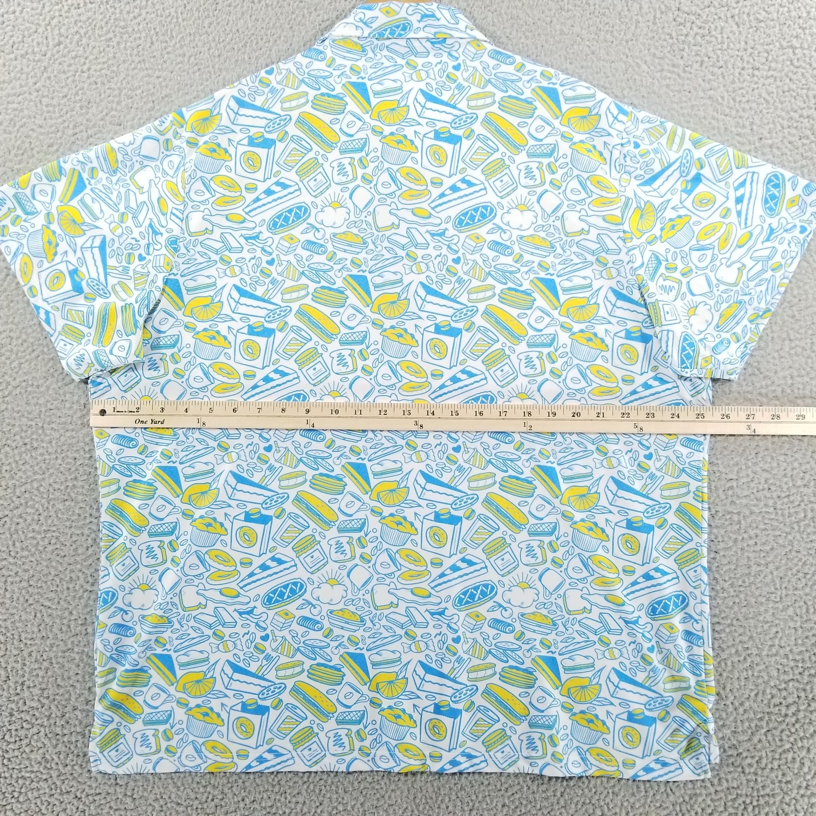 Breakfast Balls Polo Shirt Mens XXL Modern Fit Bacon Brunch Golf Donuts Diner