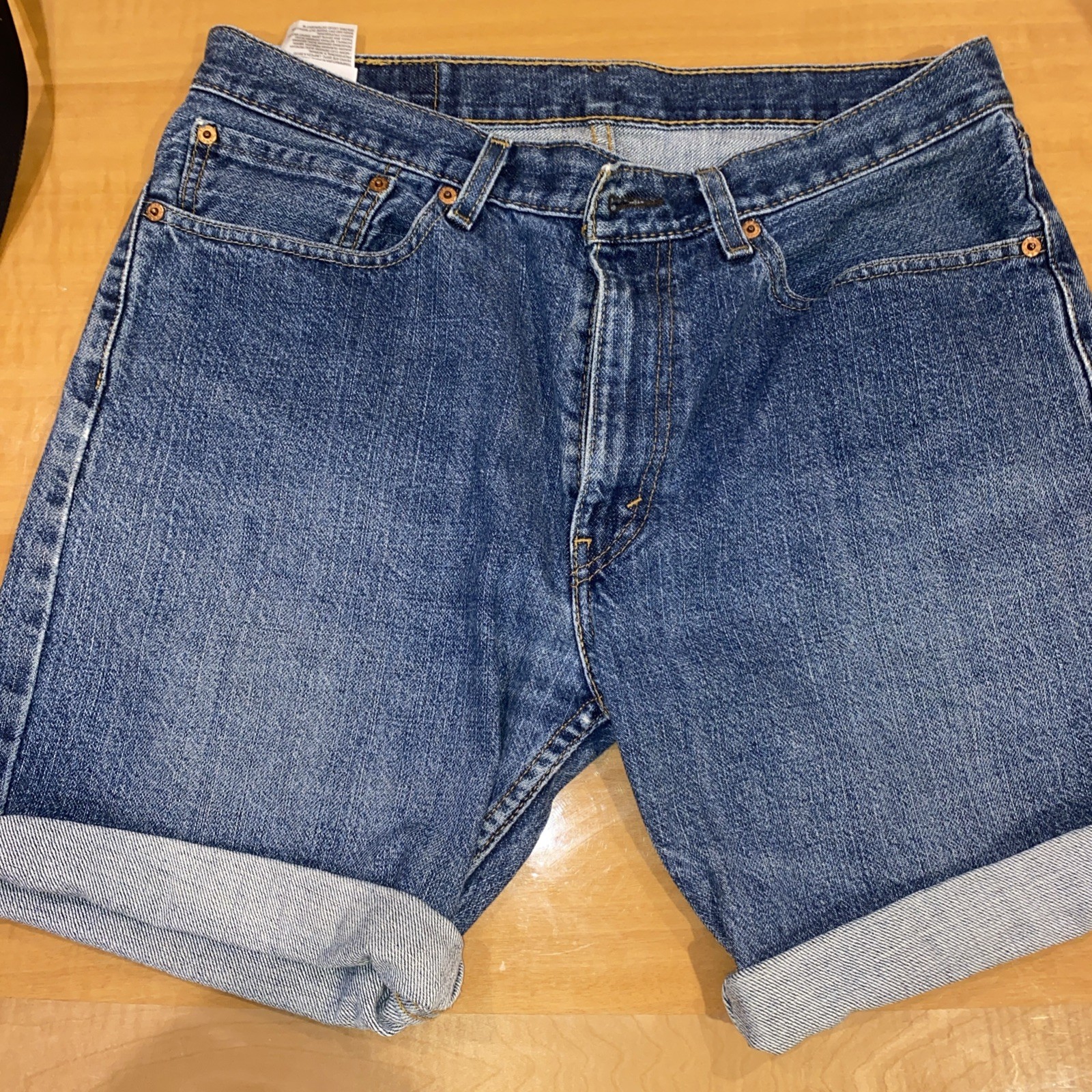 Levi Strauss 505🌷Wash Blue Denim SZ 34🌷