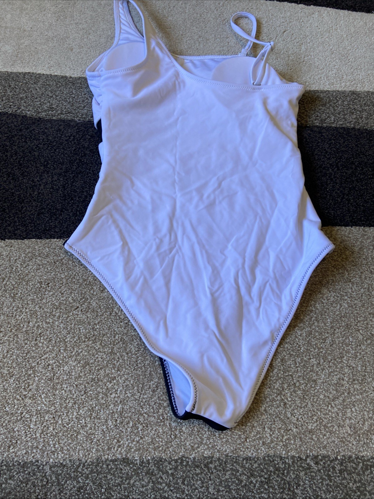Blooming Jelly -S- Womens 1 Piece Swimsuit Mesh Panels-NWT