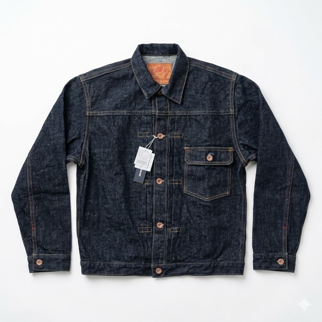 SAMURAI JEANS S556VX 17oz Zero Plus Model T-Back Denim Jacket 38-46 Japan