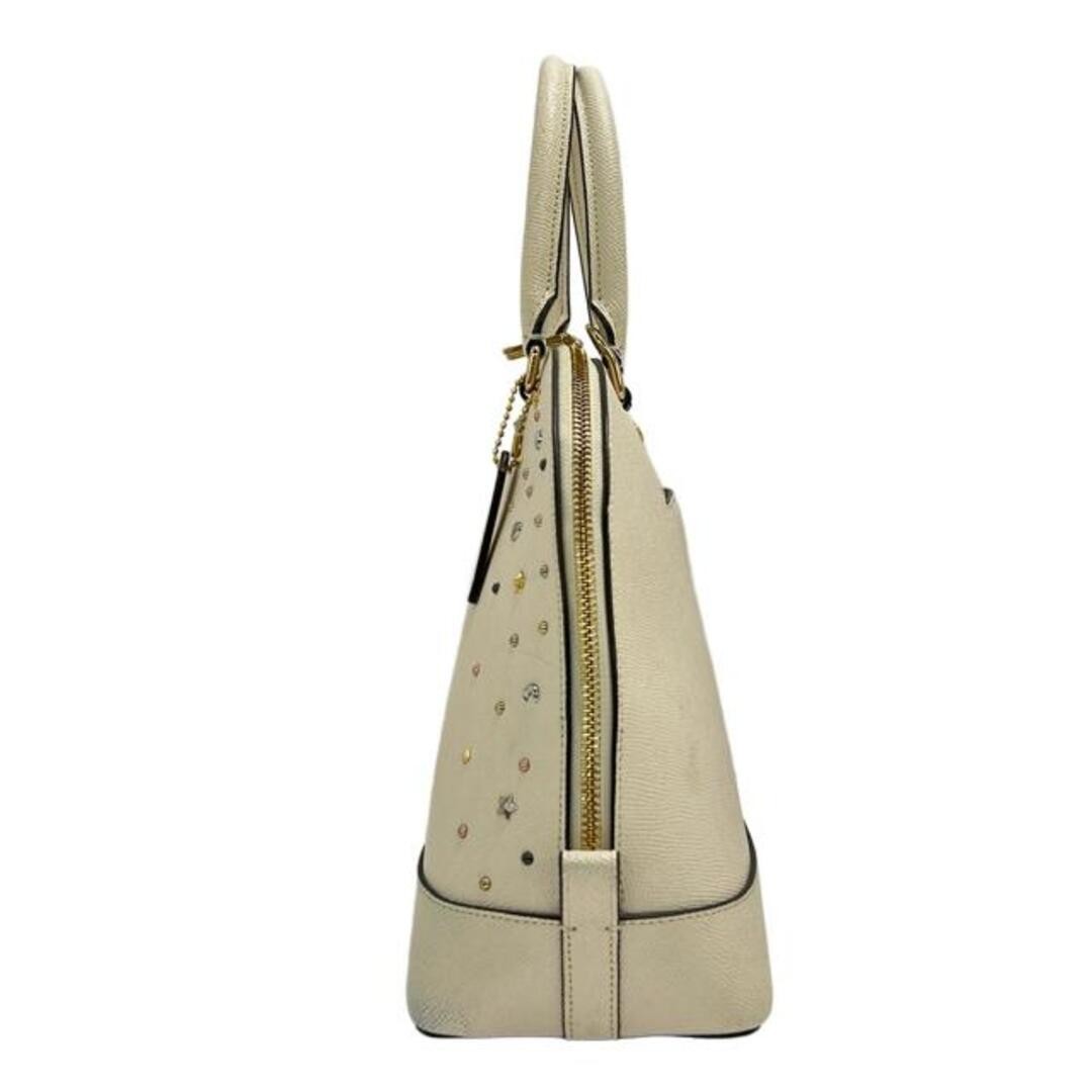 COACH Handbag F22300 Ivory Leather 5a