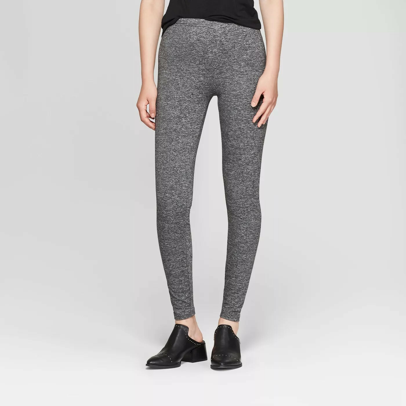 Xhilaration Womens super soft Full Waistband Elastic legging jegging Grey L