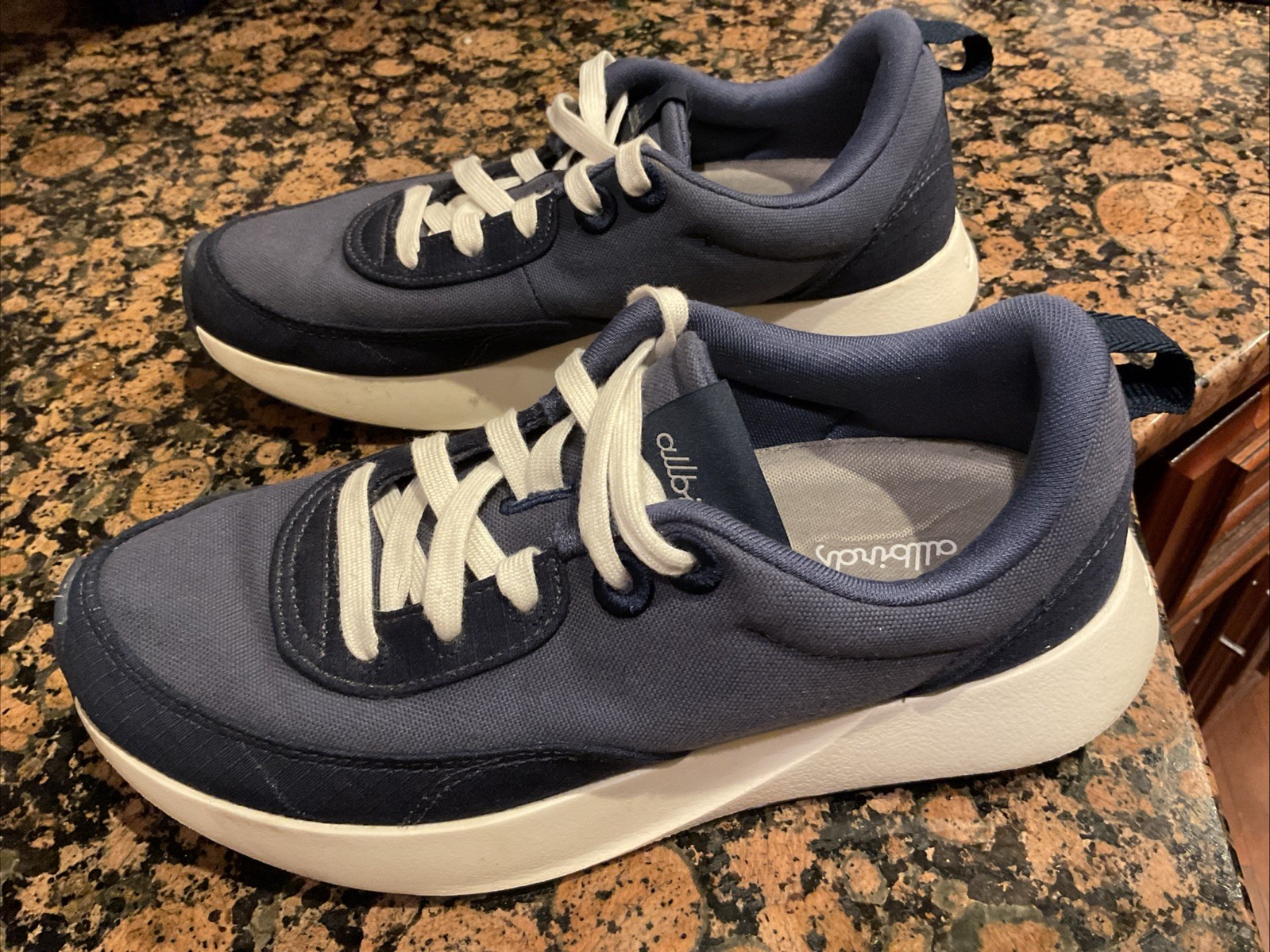 Allbirds Courier Navy Blue Athletic Running Sneakers Women’s Size 8