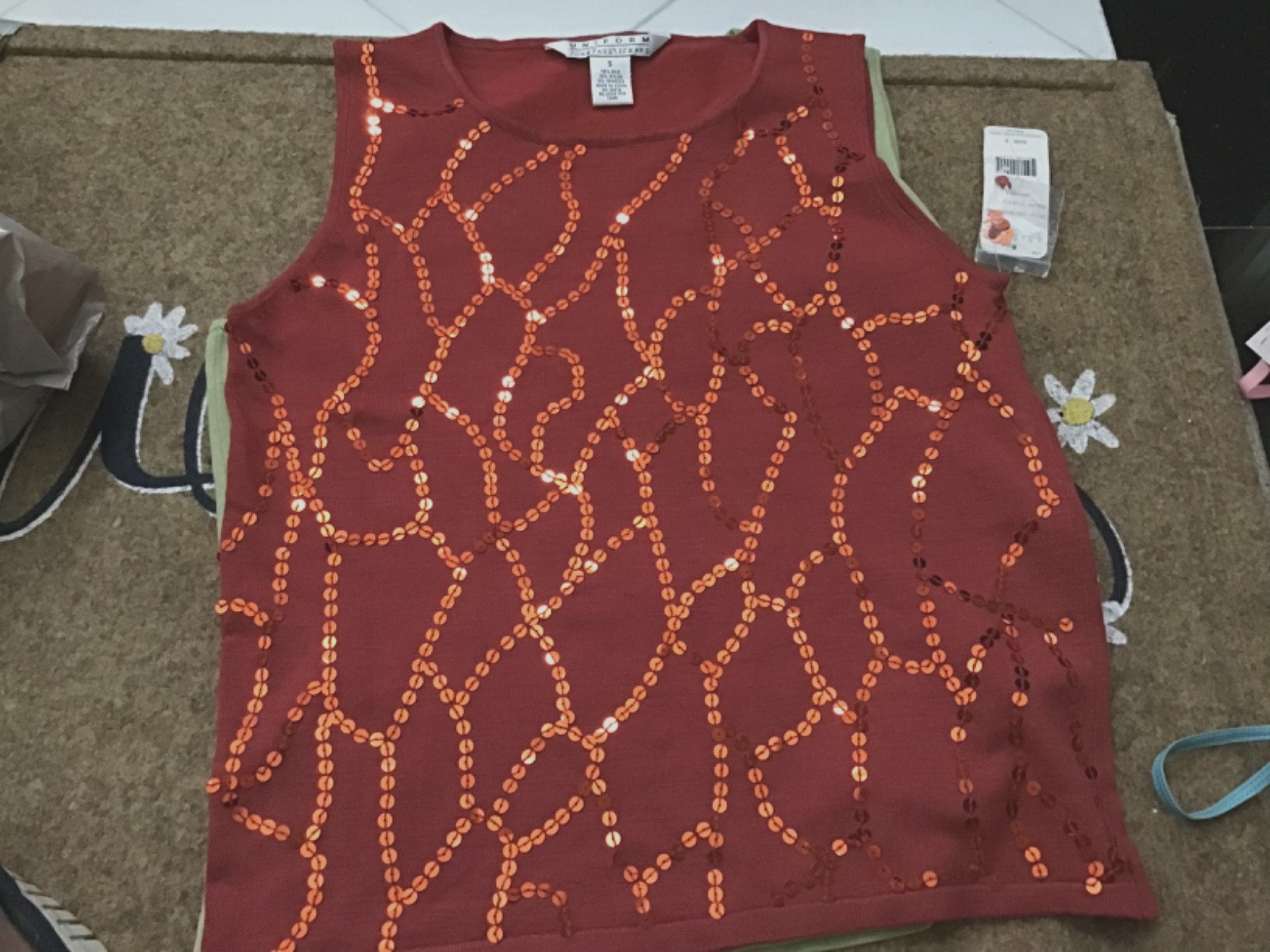 NWT Women’s Silk Sleeveless Scoop Neck Tank Top Regular S