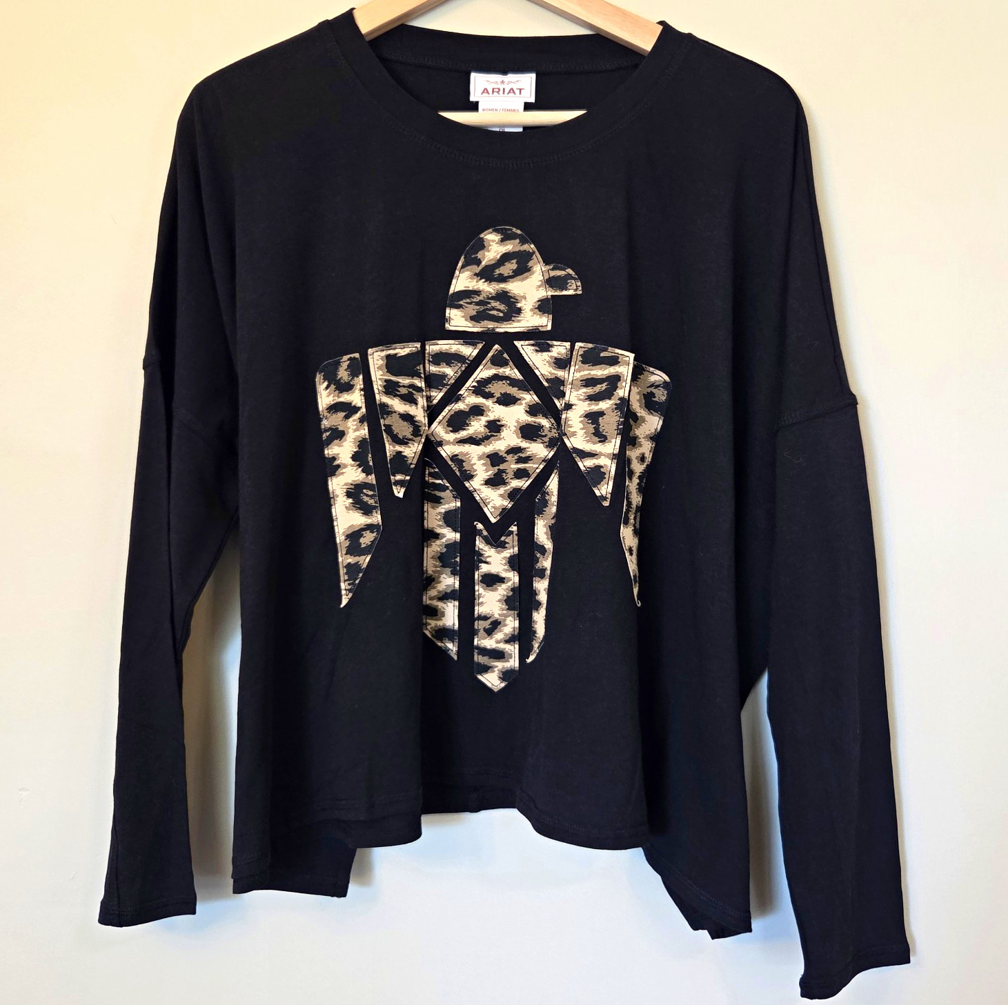 Ariat Women’s Jungle Queen Leopard Thunderbird Top Women’s Size S