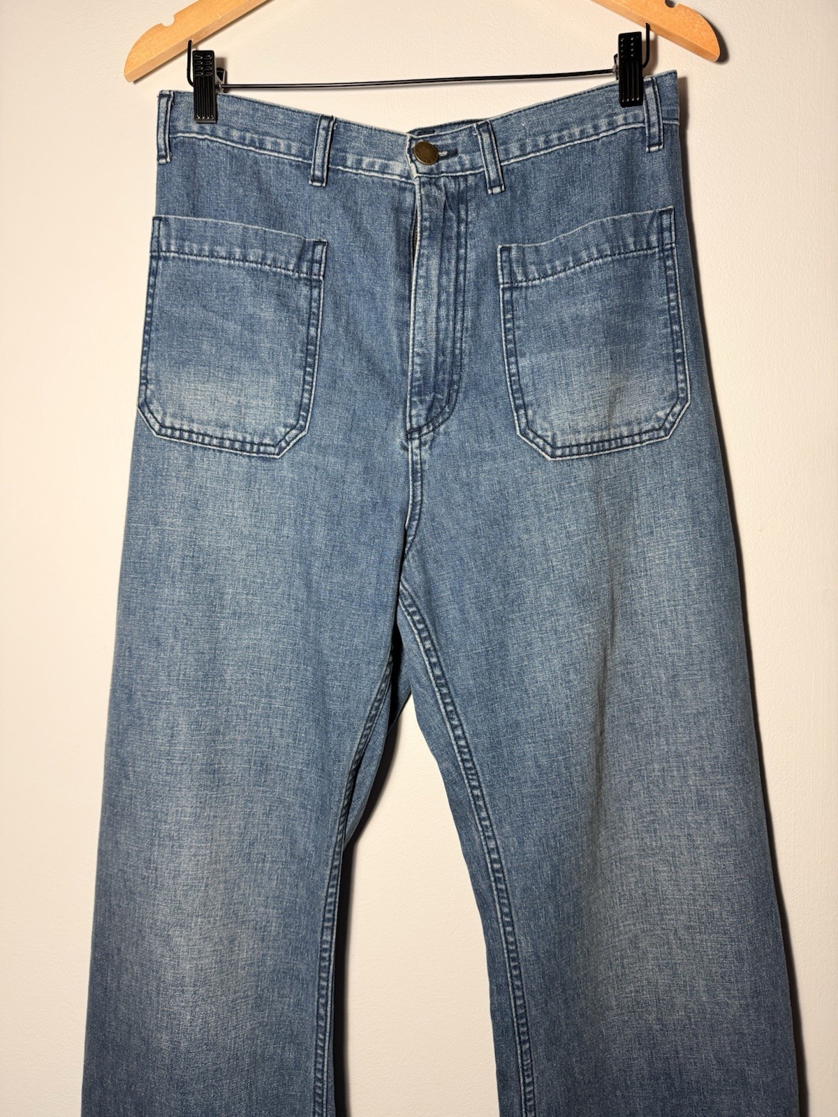 THE GREAT. DENIM THE DOCK JEAN MARINA WASH SIZE 28