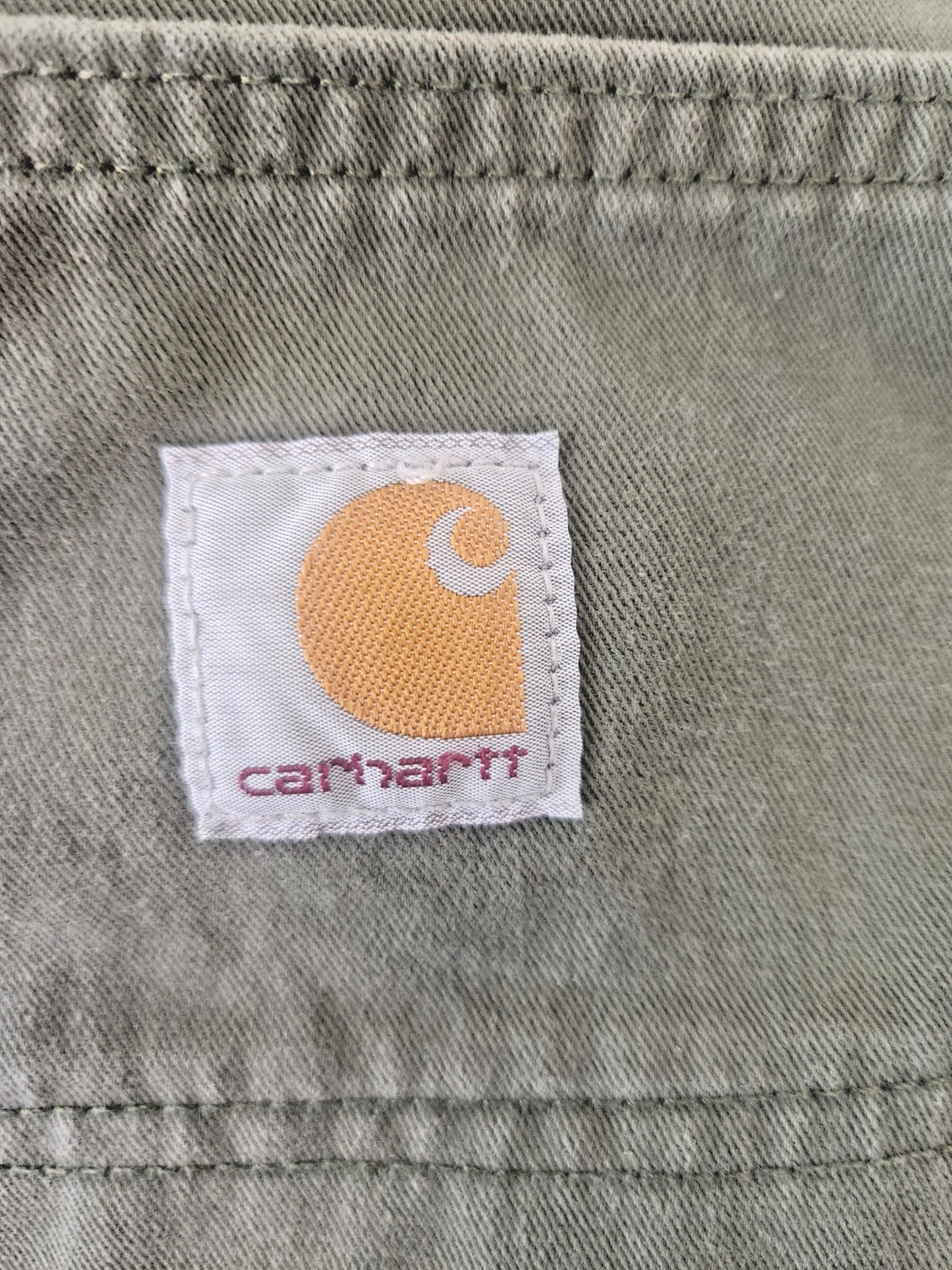 Carhartt B324 ARG Carpenter Relaxed Fit Work Pants Olive Men’s 38X32