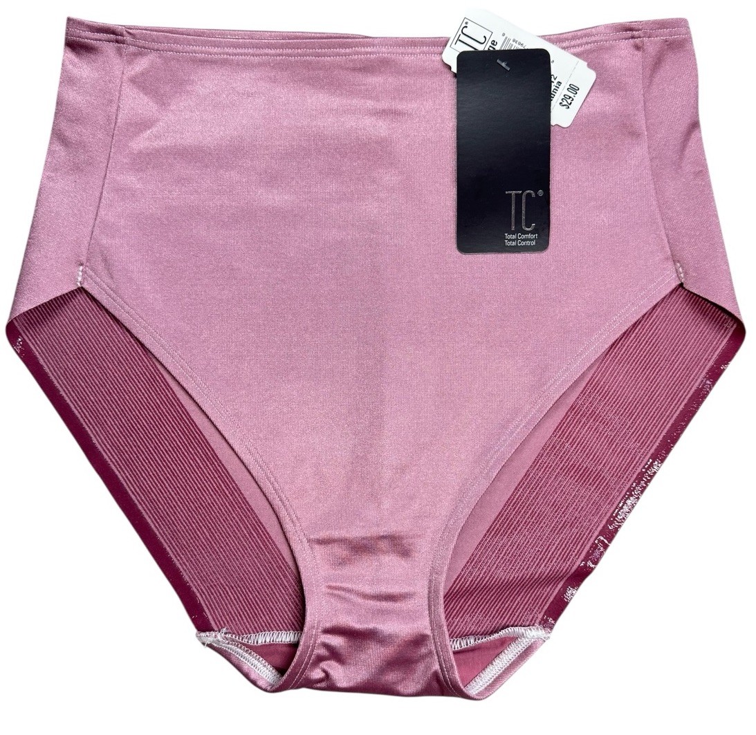 TC FINE INTIMATES Shaping Brief Panty PETUNIA Pink Medium Control 4012 Size L