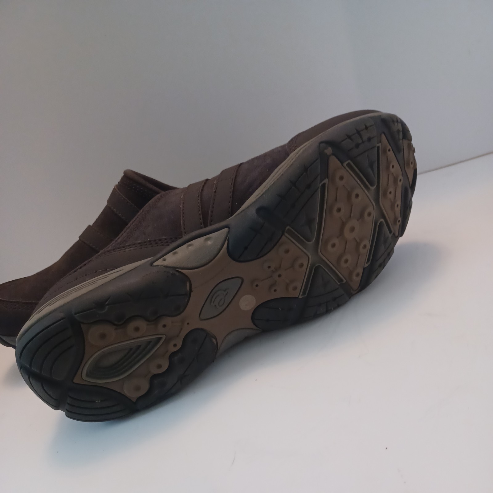 Easy Spirit Brown 11 M Seequinox Leather And Man Made Slip On Clog