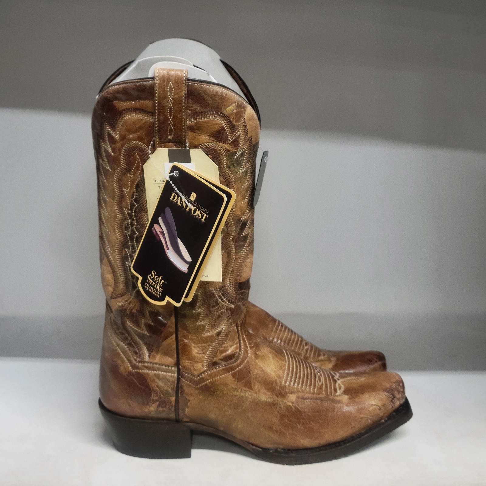 Dan Post Barrett Western Boot Tan Mens Size 8.5EW