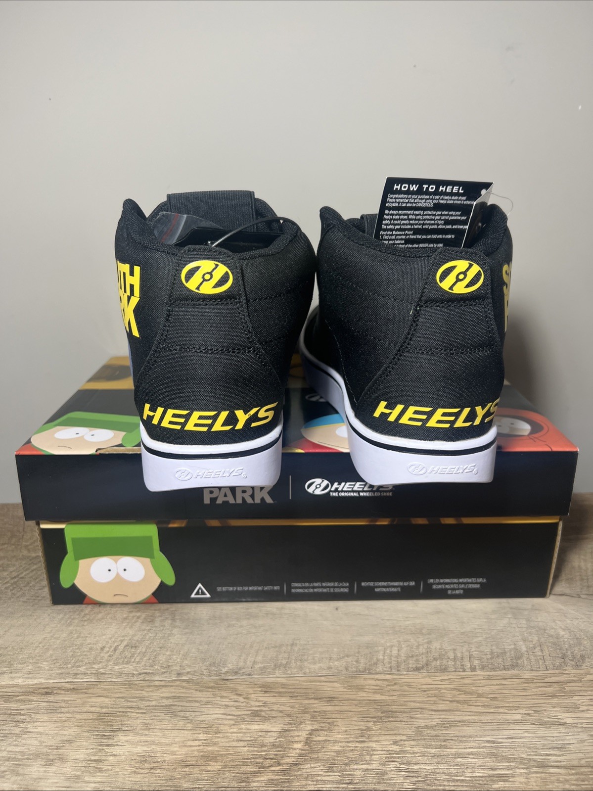 Heelys Racer South Park Mens Size 10 Black Lifestyle Sneakers Shoes New In Box