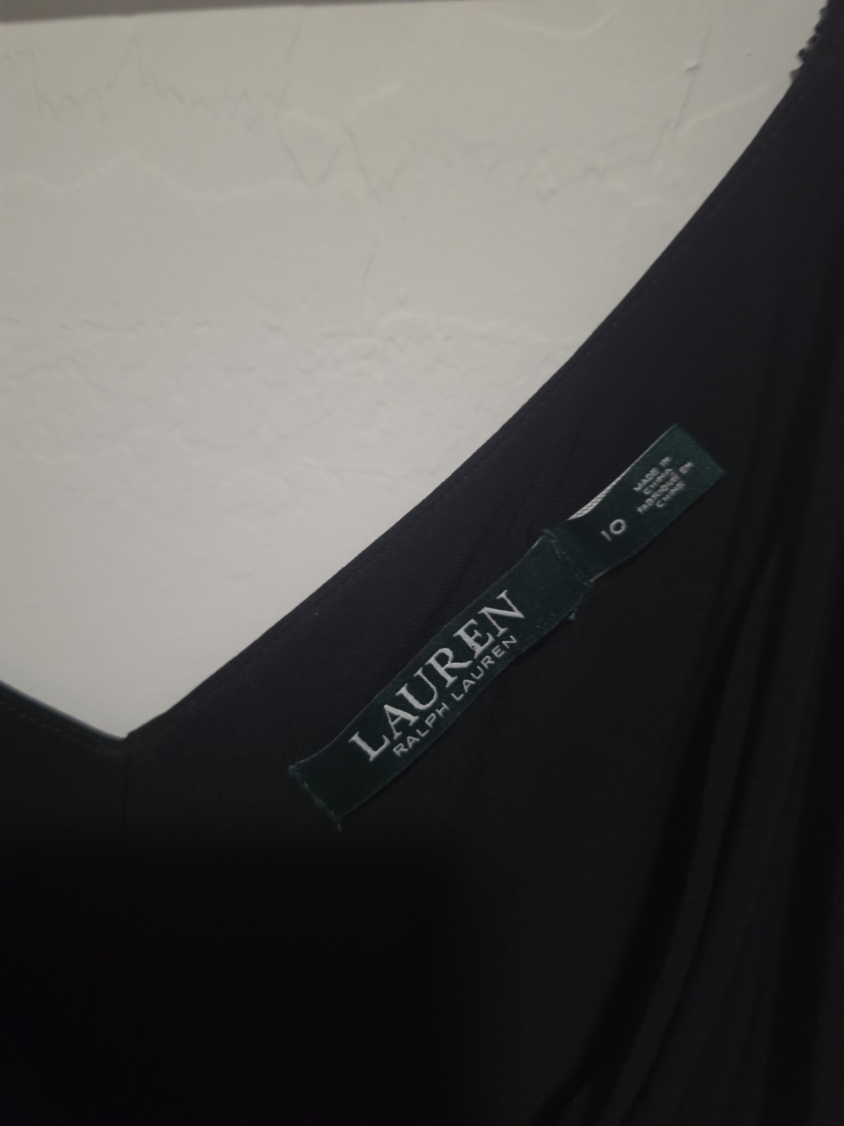 Ralph Lauren Black Evening Dress Size 10