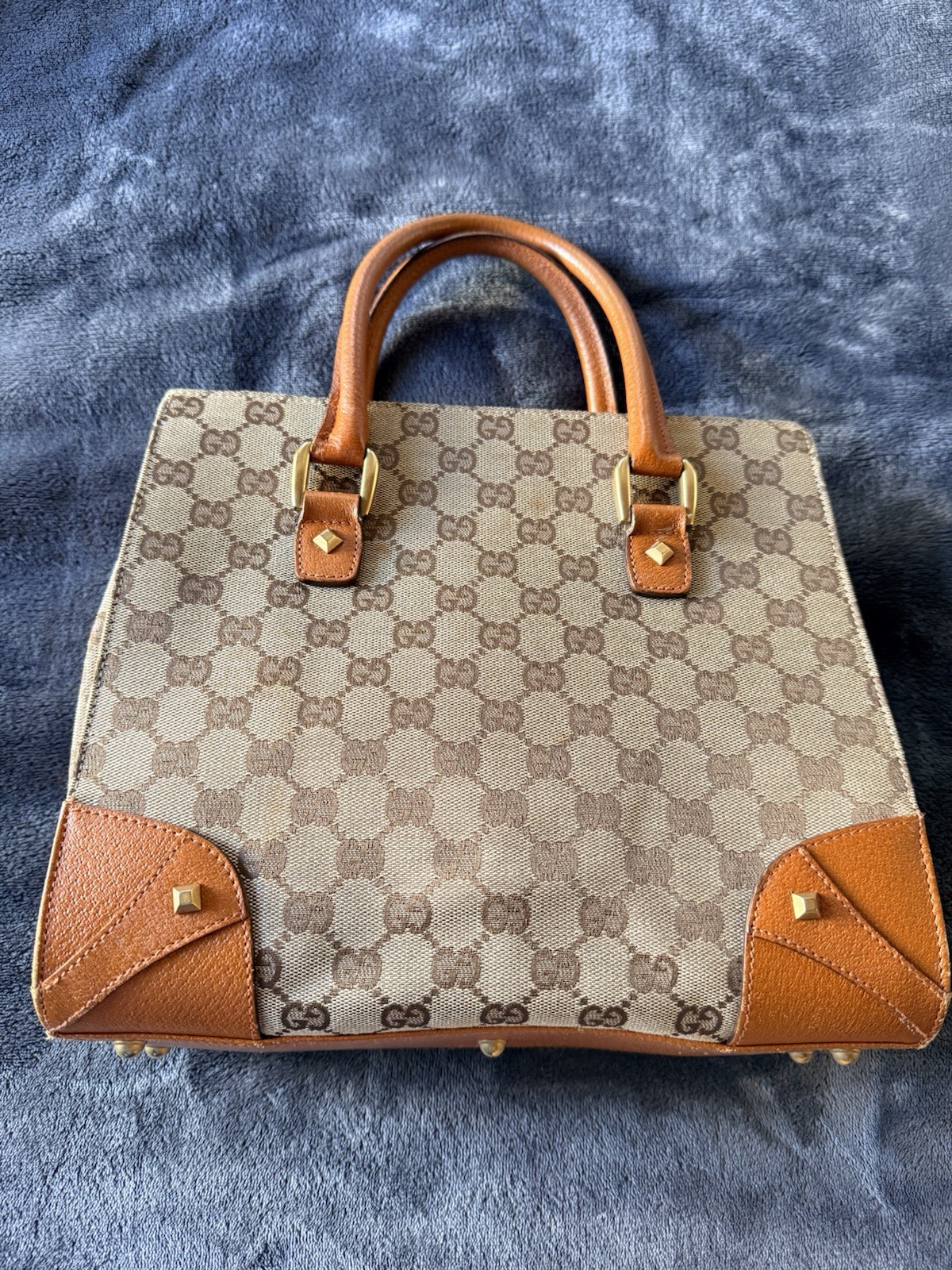Gucci Nailhead Medium Tote Bag